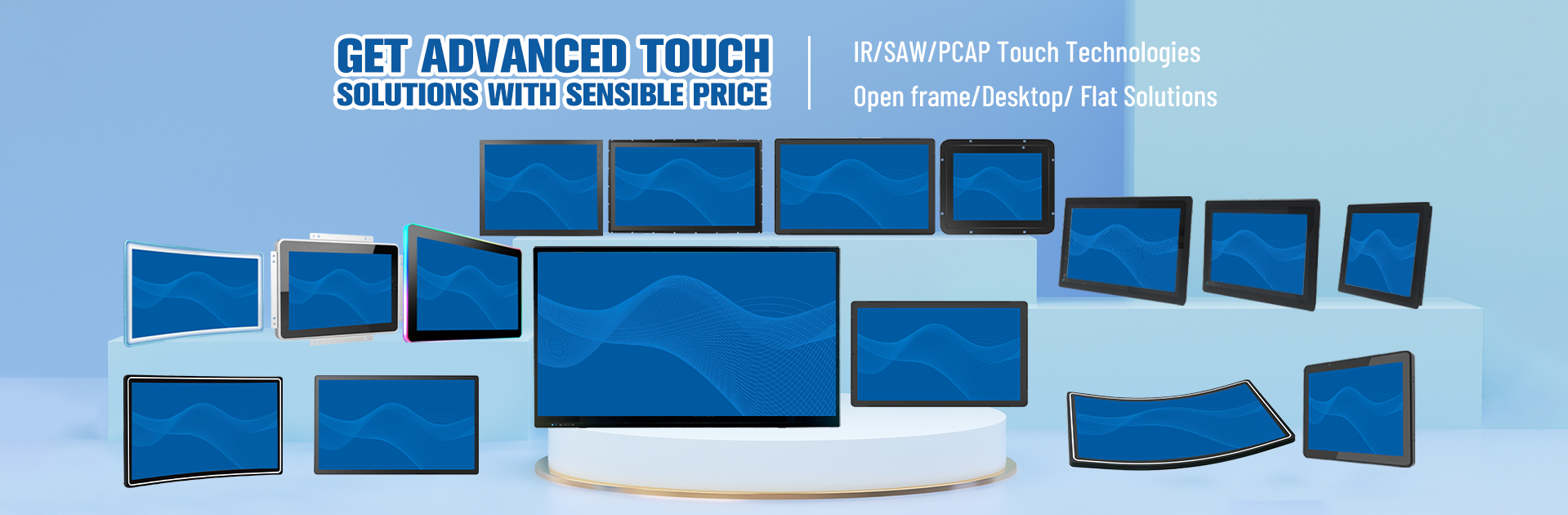 Sokafy ny Frame Touch Monitors