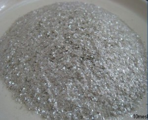 Produce 10 mesh muscovite mica powder and flakes