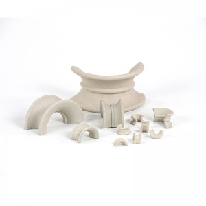 Ceramic Intalox Saddle Ring for random packing