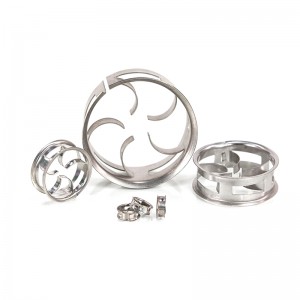 Manufacturer of   Metal Rosette Ring Random Packing  - Metal Cascade Mini Ring with SS304/ 316 – Kelley