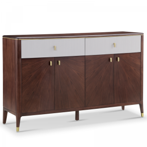 Modern Elegant Design Superior Solid Wood Simple Appearance Sideboard for Unique Dining Room Furniture High Class Wood Furniture Manufacturer China Supplier