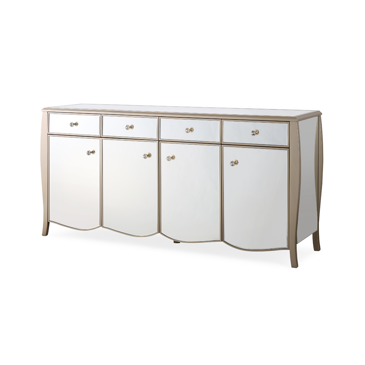 Factory For Modern Nightstand With Drawers Stainless Steel - Buffet – 19C1634 – KUANFULL