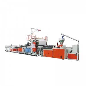 OEM Supply Artificial Marble Sheet Machine - PVC imitation Marble Sheet Production line – Zhongpeng