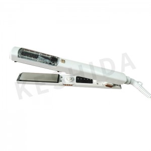 TS-693 Steam function hair straighteners with water tank and 5-level LED temperature display