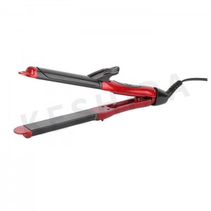 TS-004  Portable 2 in 1 hair straightener with ceramic coated aluminum plates