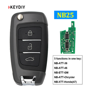 NB25 Multi-functional Universal Remote Control Car Key for KD900 KD900+ URG200 KD-X2 NB-Series Remote (All Functions Chips in)