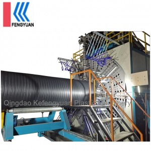 Wholesale Pvc Pipe Extrusion Line Supplier –  HDPE hollow wall winding pipe production line  – Kefengyua