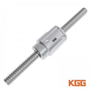 Cargol de boles de precisió de moviment lineal KGG GLR amb femella de rosca mètrica per a maquinària de forja