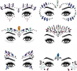 Face eye artist paste face painting makeup jewels party makeup gems
