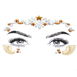 Bling crystal face diamond sticker for face decoration