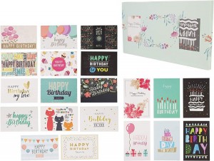 20 Pack Birthday Cards with Envelopeswith Blank Inside