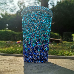 16oz bling glittering shiny diamond BPA free cup rhinestone tumbler for business promotion