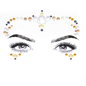 Eco-friendly Removable Glitter Eye Gem Crystal Rhinestone Face Body Temporary Sticker