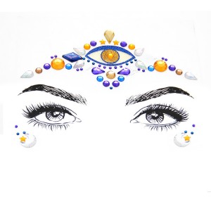 Decorated body jewel rhinestone face gem sticker for parties