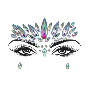 Mermaid Jewels Crystal Tears Gem Stones Bindi Temporary Face Stickers