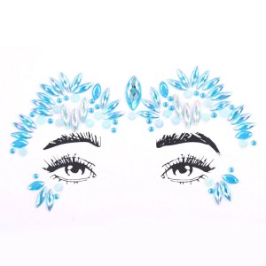 Eco-friendly Removable Glitter Eye Gem Crystal Rhinestone Face Body Temporary Sticker