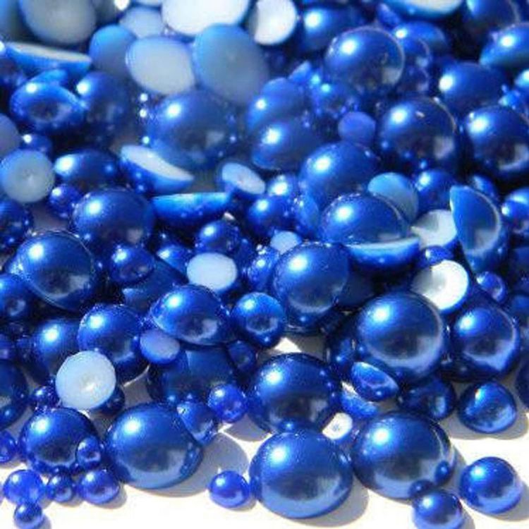 Wholesale Dealers of Bling Plastic Cup - Assorted Colors Half Flatback Imitation Pearl Bead Flat Back Gem – Youlian