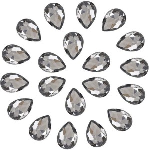 Factory Free sample Plant Puffy Sticker - Big Crystal Teardrop Pointback Gem Stones for Crafts – Youlian