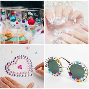 Acrylic Bling Stickers Self-Adhesive Gems for DIY Craft