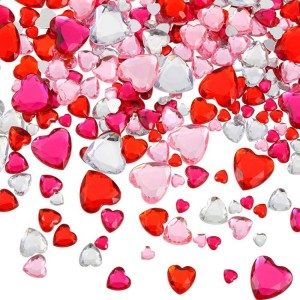 Buy in Bulk DIY Craft Acrylic Heart Shape Rhinestone