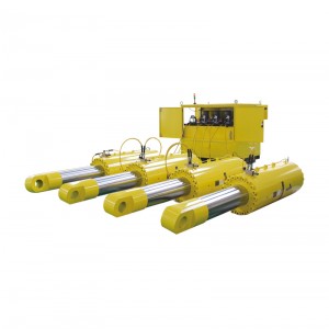 Multi-point automatic balancing positioning hydraulic system