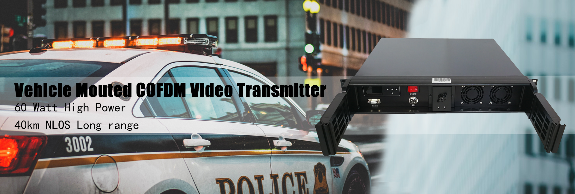Vehicle Mounted COFDM HD Video Transmitter