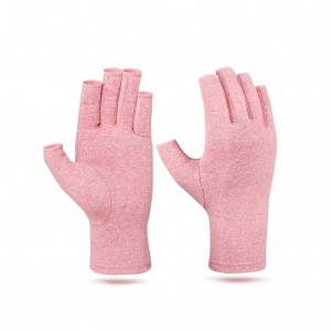 winter high quality polyester half-finger gloves