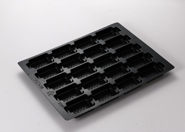 Antistatic tray for hardware