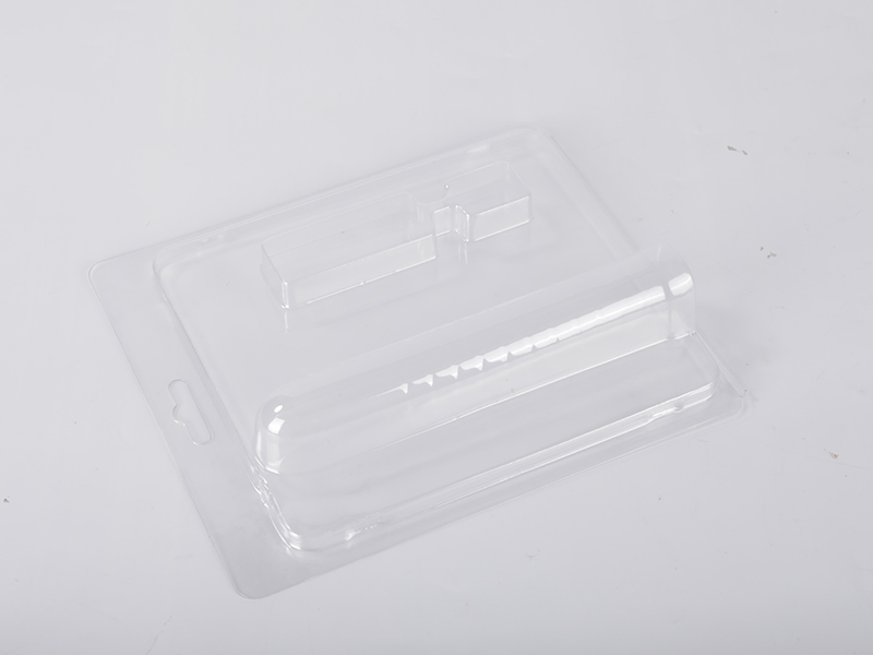 2021 China New Design Folded Transparent Clamshell Blister - Custom clear PVC PET double blister folding plastic clamshell packaging – Kingsmart detail pictures