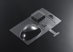Vacuum forming thermoformed custom blister package