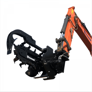 Trending Products China PT600 Mini Chain Trencher Machine, Mini Power Trencher for Sale