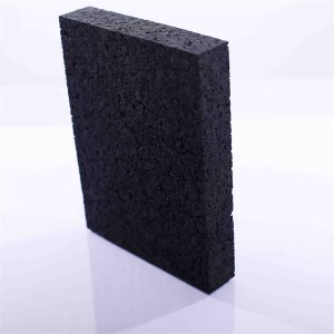 Open cell structure rubber foam soundproof insulation board