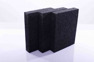 Flexible rubber foam sound insulation with 6mm in thickness