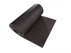 elastomeric halogen-free thermal insulation sheet roll