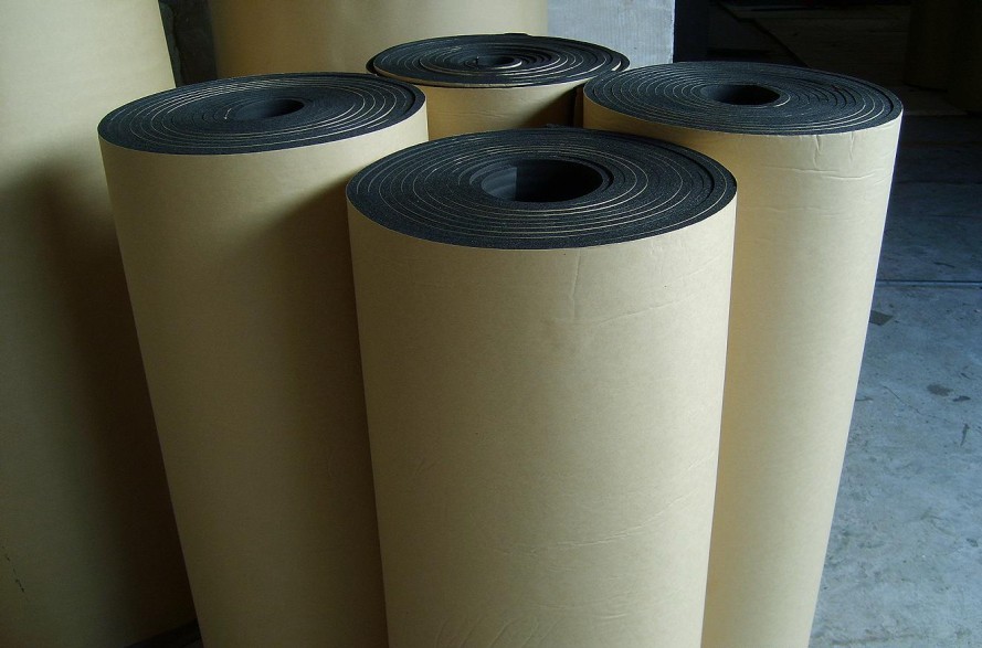 Rubber foam insulation roll sheet
