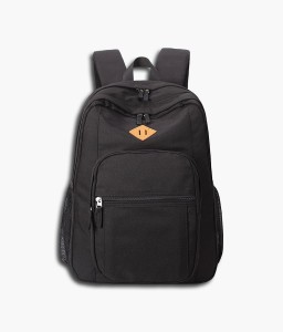 Black Unisex Cool Travel Laptop Waterproof School Backpack