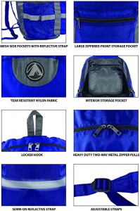 Ultralight Packable Folded Travel Sports Hiking Camping Gym Backpacks