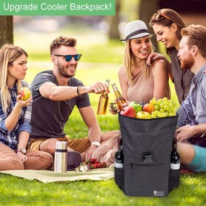 Insulated Interior Cooler Backpack Leakproof Water Resistant Cooler Storage for Lunch Picnic Hiking Camping