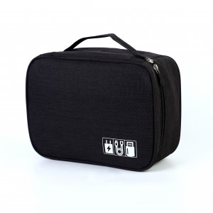 Double-layer Travel Portable Waterproof Electronic Accessory Storage Bag Digital Storage Bag