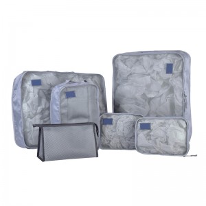 Compressed travel organizer packing cube 6-piece travel bag