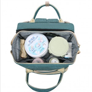 Wholesale Die Tye Sunflower Leopard Diaper Bag Multi-Function Waterproof Travel Backpack Nappy Bags for Baby Care