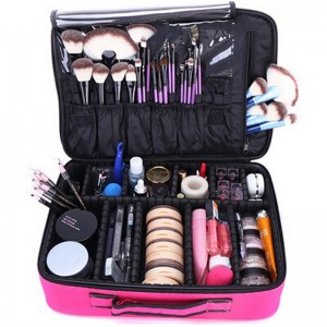 OEM Custom Travel Makeup Bag Factory –  Large professional storage bag cosmetic bag cosmetic brush bag – Kinghow