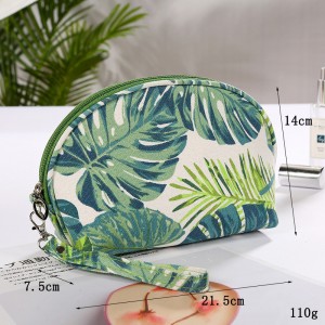 Hot Selling Fashion Printed Portable Cosmetic Bag Lady Customized  Makeup Bags