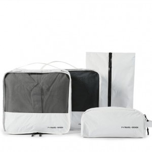 Hot Sale  Luggage Organizer 4 Set Packing Cubes 4 Different Sizes Laundry Bag Polyester