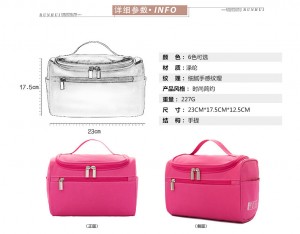 Portable Cosmetic Bag Hanging Toiletry Bag Portable Travel Organizer Cosmetic Bag