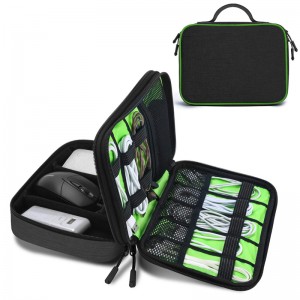 Electronic Accessories Organizer Travel Cord Organizer Double Layer Travel Organizer Bag
