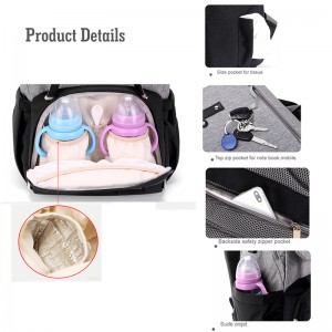 Baby Diaper Bag Mommy Backpack USB Maternity Baby Nappy Nursing Bags Travel Diaper