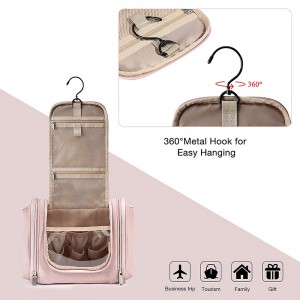 Hanging toiletry bag storage bag with hook travel toiletries