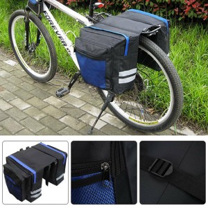 Bike Bag Bicycle Panniers Bag Large Capacity Waterproof Bicycle Rear Seat Bag Bike Cargo Bag MTB Bike Storage Bag