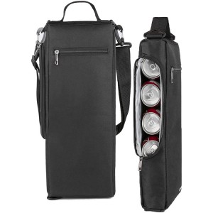 Golf Cooler Bag-Small Soft Cooler Holds a 6 Pack of Cans or Two Bottles of Wine